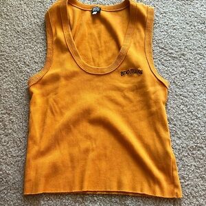 Urban Outfitters BDG Mustard Yellow Tank Top